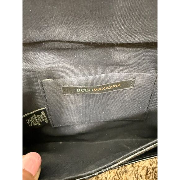 BCBG Maxazria Faux Snakeskin Clutch 9.5x5.5 Envelope Y2k Shoulder Bag - Picture 8 of 8